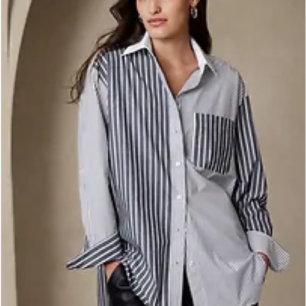 J. Crew Women’s Cotton Poplin Shirt, new without tags, Size M